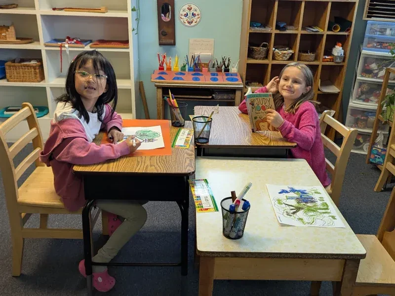 Elementary classroom at South Hills Montessori